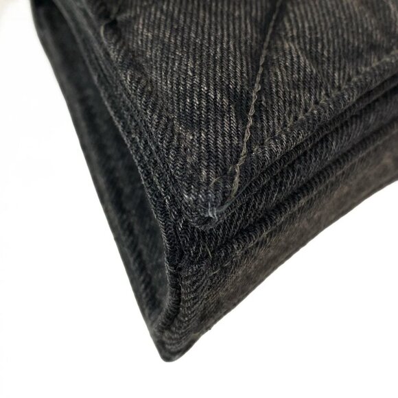 BALENCIAGA CRASH XS Chain Bag Black Dark Brown Denim - Shoulder Bag - Picture 6 of 16